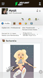 Mobile Screenshot of myszt.deviantart.com
