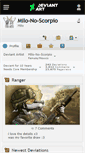 Mobile Screenshot of milo-no-scorpio.deviantart.com