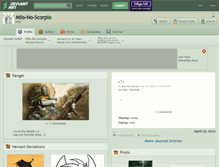 Tablet Screenshot of milo-no-scorpio.deviantart.com