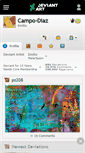 Mobile Screenshot of campo-diaz.deviantart.com