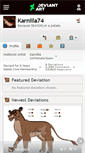 Mobile Screenshot of karnilla74.deviantart.com