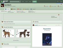 Tablet Screenshot of karnilla74.deviantart.com