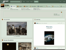 Tablet Screenshot of ktelge.deviantart.com