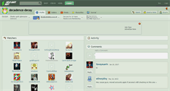 Desktop Screenshot of decadence-decay.deviantart.com