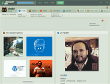 Tablet Screenshot of chokri.deviantart.com