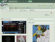 Tablet Screenshot of gerbo.deviantart.com