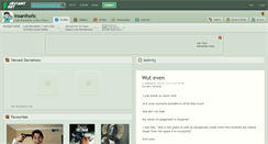 Desktop Screenshot of insaniholic.deviantart.com
