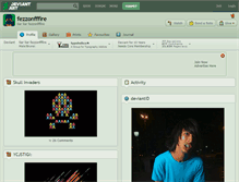 Tablet Screenshot of fezzonfffire.deviantart.com