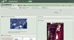 Desktop Screenshot of mangakaluna.deviantart.com