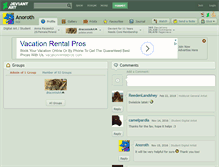 Tablet Screenshot of anoroth.deviantart.com