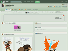 Tablet Screenshot of pixalchemist.deviantart.com