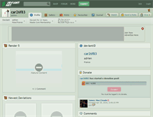 Tablet Screenshot of car26f83.deviantart.com