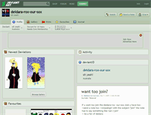Tablet Screenshot of deidara-rox-our-sox.deviantart.com