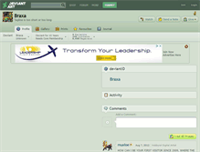Tablet Screenshot of braxa.deviantart.com