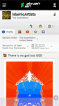 Mobile Screenshot of islamicartists.deviantart.com