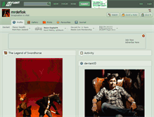 Tablet Screenshot of mrdeflok.deviantart.com