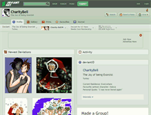 Tablet Screenshot of charitybell.deviantart.com