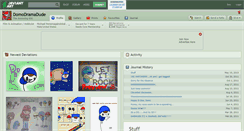 Desktop Screenshot of domodramadude.deviantart.com