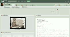 Desktop Screenshot of fling-thing.deviantart.com