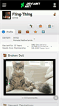 Mobile Screenshot of fling-thing.deviantart.com