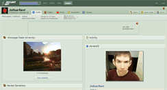 Desktop Screenshot of joshua-rawr.deviantart.com