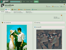 Tablet Screenshot of emo-attitude.deviantart.com
