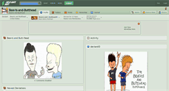 Desktop Screenshot of beavis-and-butthead.deviantart.com