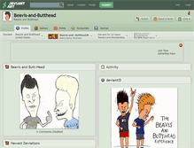 Tablet Screenshot of beavis-and-butthead.deviantart.com