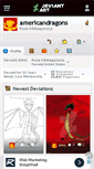Mobile Screenshot of americandragons.deviantart.com
