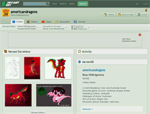 Tablet Screenshot of americandragons.deviantart.com