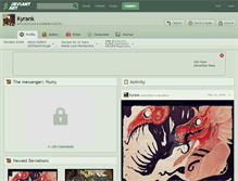 Tablet Screenshot of kyrank.deviantart.com