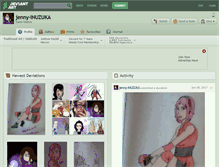 Tablet Screenshot of jenny-inuzuka.deviantart.com