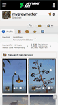 Mobile Screenshot of mygreymatter.deviantart.com