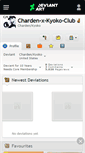 Mobile Screenshot of charden-x-kyoko-club.deviantart.com
