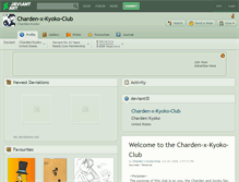 Tablet Screenshot of charden-x-kyoko-club.deviantart.com