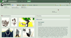 Desktop Screenshot of halfmanny.deviantart.com