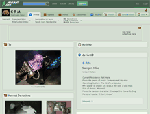 Tablet Screenshot of c-r-m.deviantart.com