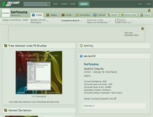 Tablet Screenshot of berhouma.deviantart.com
