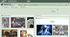 Desktop Screenshot of drunken-cat.deviantart.com