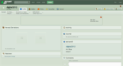 Desktop Screenshot of digital2012.deviantart.com