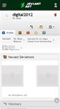 Mobile Screenshot of digital2012.deviantart.com