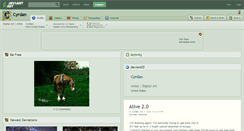 Desktop Screenshot of cyrdan.deviantart.com