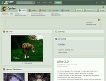 Tablet Screenshot of cyrdan.deviantart.com