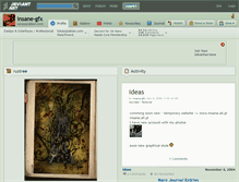 Tablet Screenshot of insane-gfx.deviantart.com