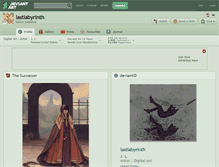 Tablet Screenshot of lastlabyrinth.deviantart.com