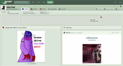 Desktop Screenshot of kittytobi.deviantart.com
