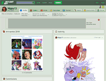 Tablet Screenshot of nippy13.deviantart.com