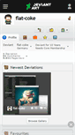 Mobile Screenshot of flat-coke.deviantart.com