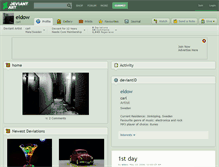 Tablet Screenshot of eldow.deviantart.com