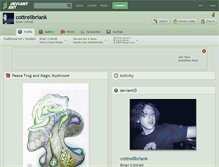 Tablet Screenshot of cottrellbriank.deviantart.com